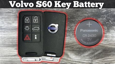 Volvo 2012 Volvo S60 Smart Key Remote FCC ID KR55WK49264. . Volvo key fob battery